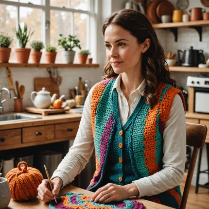 Вязание жилета крючком: идеальный проект для тех, кто хочет создать стильный и уютный гардероб