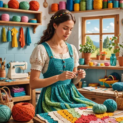 Вязание платьев крючком: искусство создавать лёгкие и стильные образы своими руками